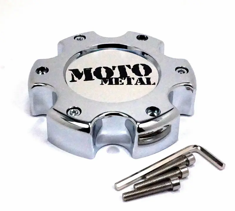 Moto Cap Chrome 6X5.5 - New Logo 1