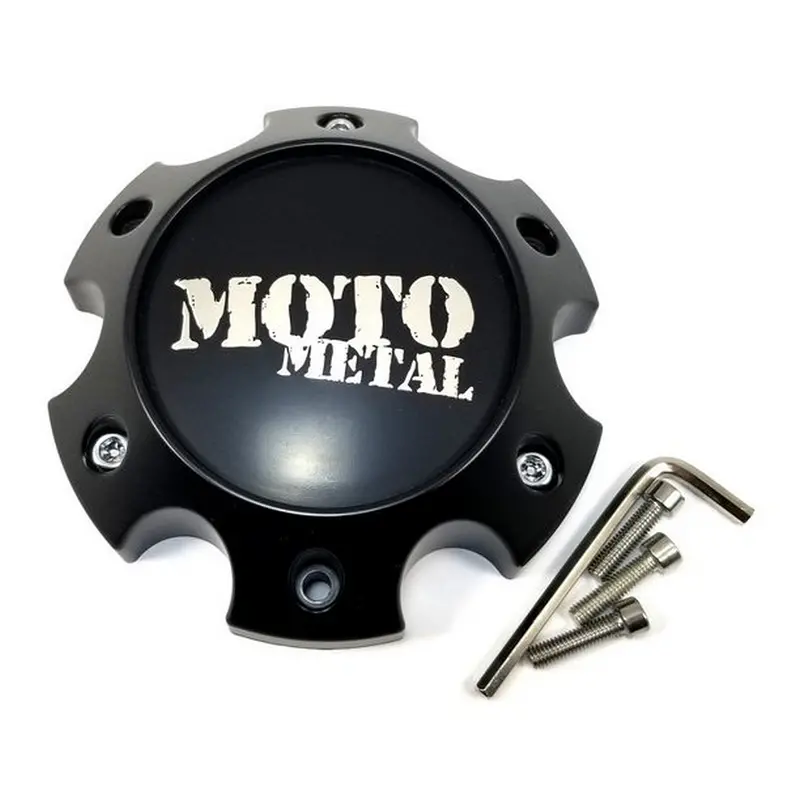 Moto Metal Cap S-Black 6X5.5 1