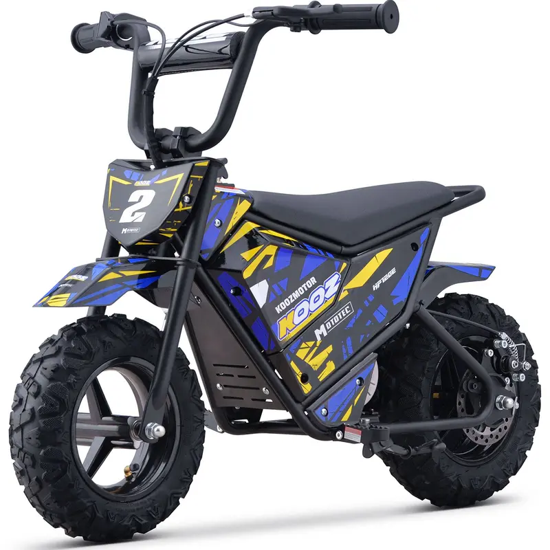 Mototec 24V 250W (Hp120e) Electric Powered Mini Bike Blue 1