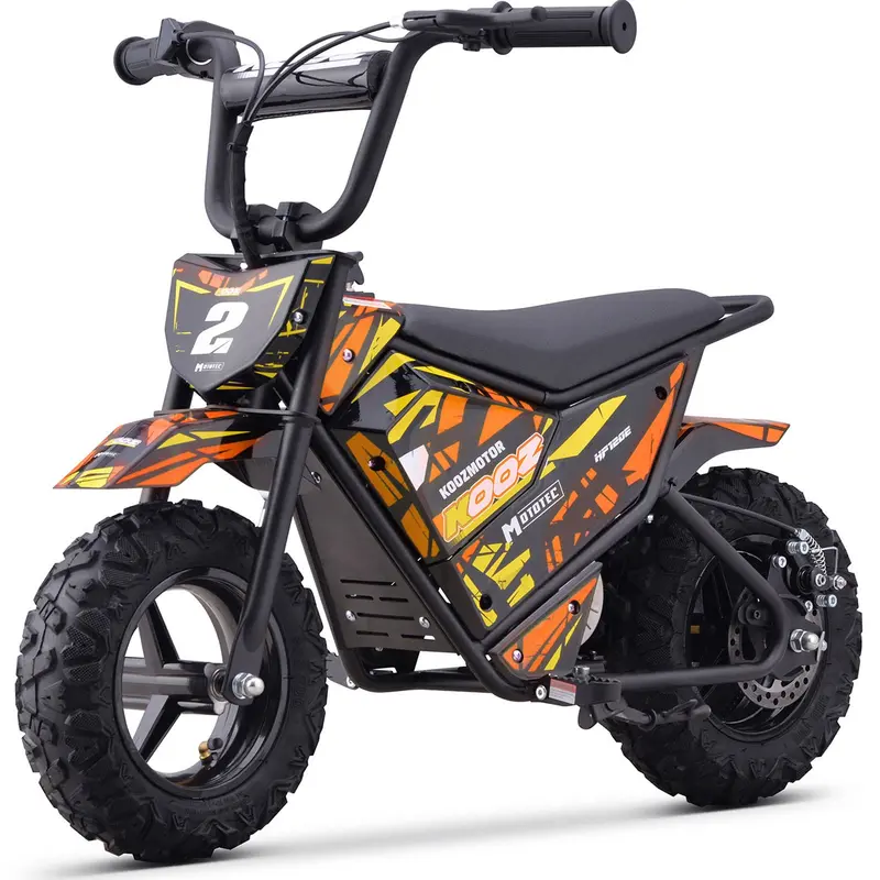 Mototec 24V 250W (Hp120e) Electric Powered Mini Bike Orange 1