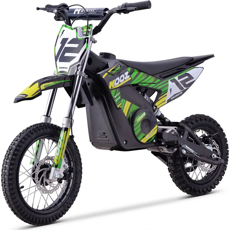 Mototec 36V 1000W (Hp112e) Electric Dirt Bike Green 1
