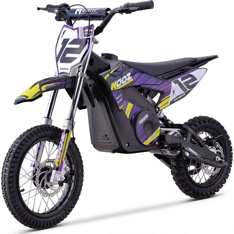 Mototec 36V 1000W (Hp112e) Electric Dirt Bike Purple 1