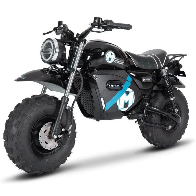 Mototec 60V 1500W Electric Powered Mini Bike Lithium - Brushless Hub Motor, Twist Throttle, All-Terrain, Hydraulic Brakes, Full Suspension, Max Load 220 Lbs 2
