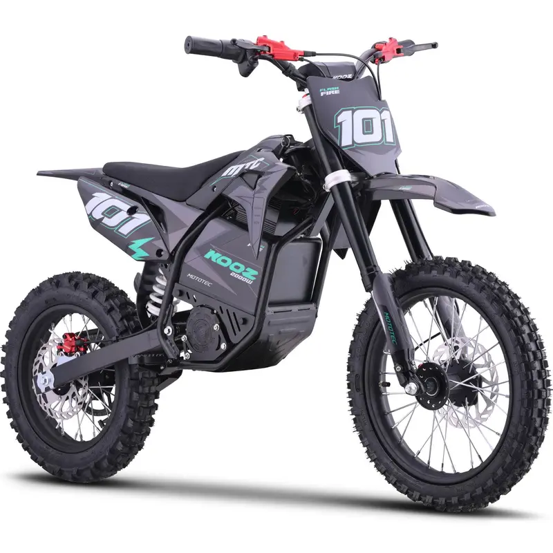 Mototec 60V Pro Electric Dirt Bike 2000W Lithium (Hp115e)- 100% Financing Available! 1