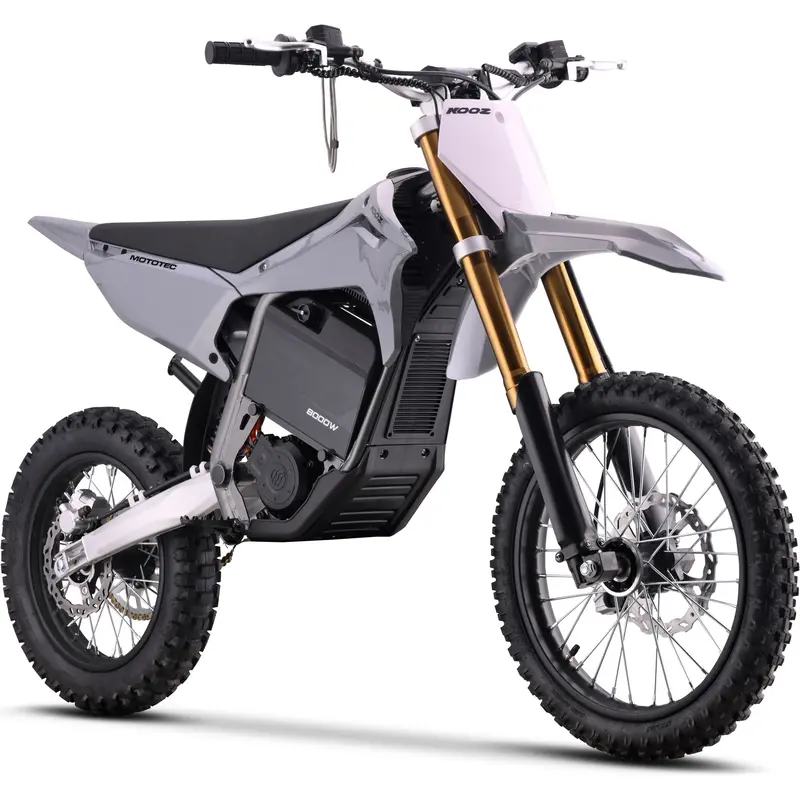 Mototec 72V 8000W Pro Electric Dirt Bike 17/14 Lithium Grey 1