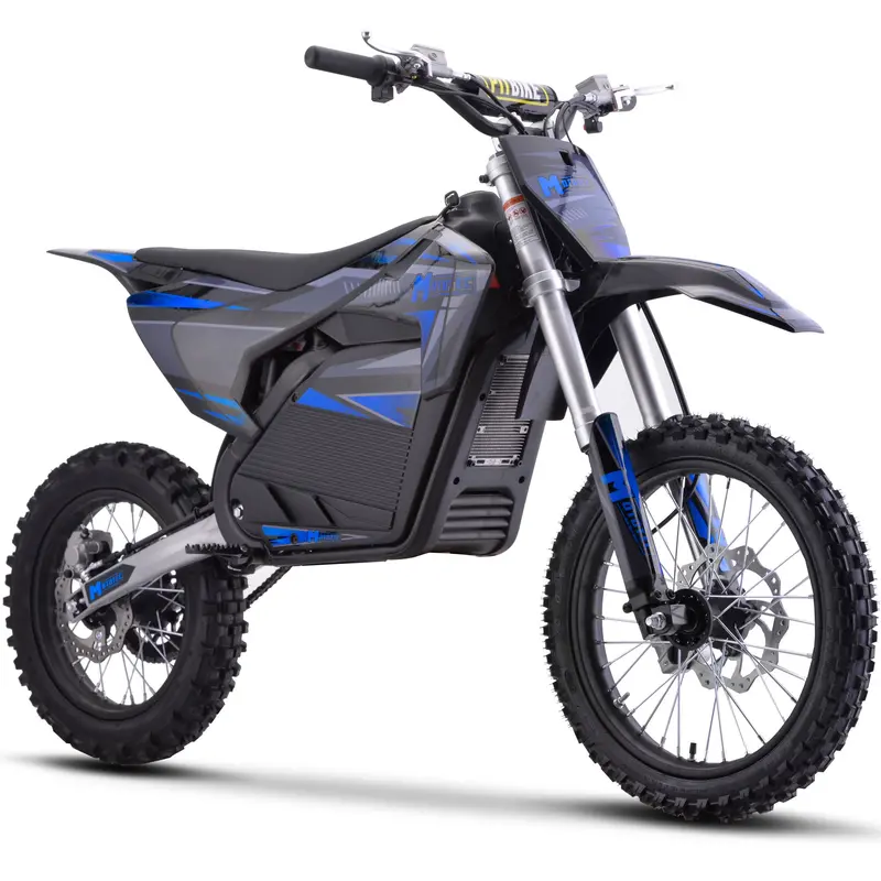 Mototec 72V Pro Electric Dirt Bike 5000W Lithium Blue 1