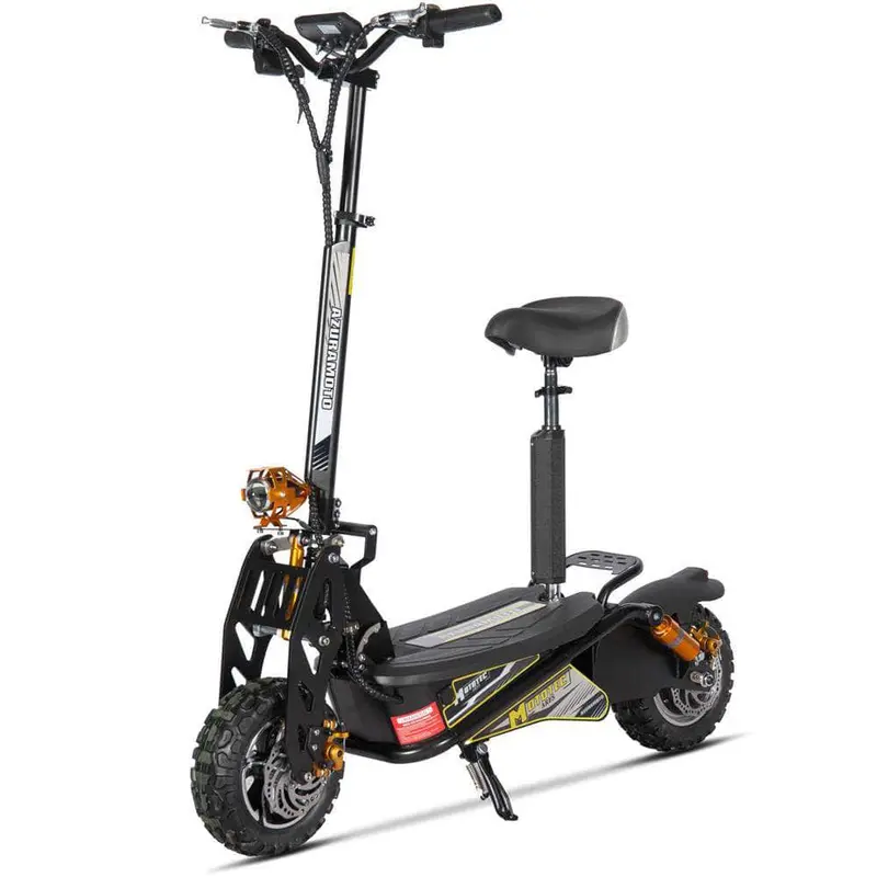 Mototec Ares 48V 1600W Foldable Electric Scooter With Removable Seat 1