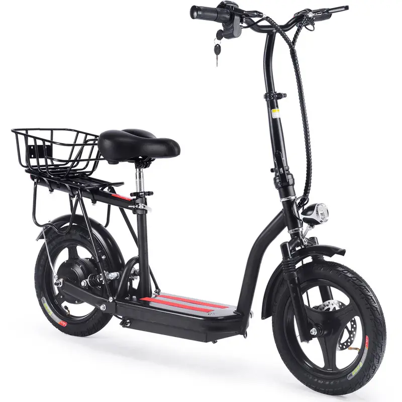 Mototec Cruiser 48V 350W Lithium Electric Scooter Black 1