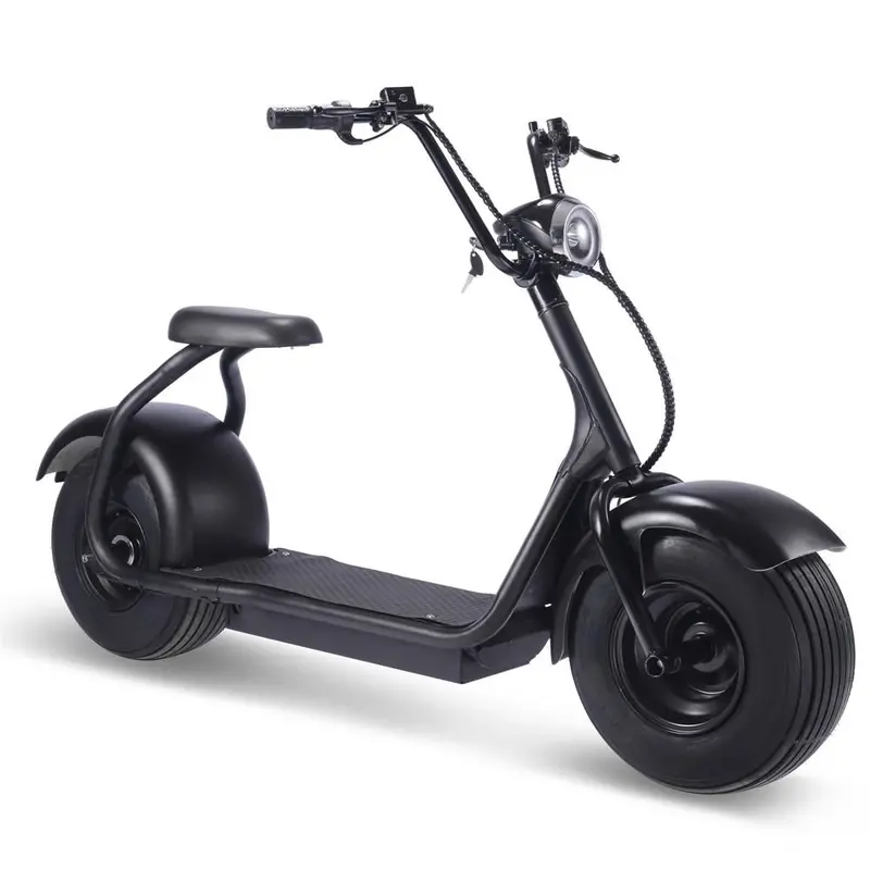 Mototec Fat Tire 60V 18Ah 2000W Lithium Electric Scooter Black 1
