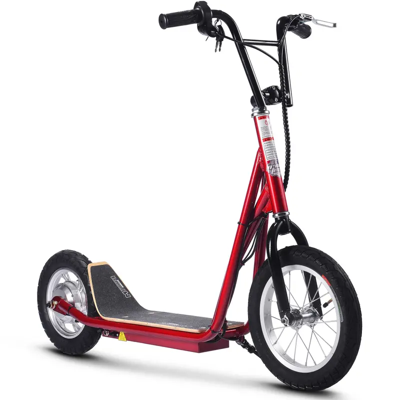 Mototec Groove 36V 350W Big Wheel Lithium Electric Scooter Red 1