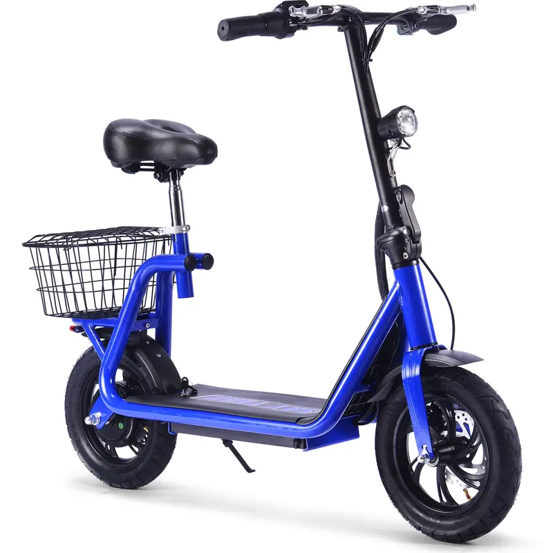 Mototec Metro 36V 500W Lithium Electric Scooter Blue 1