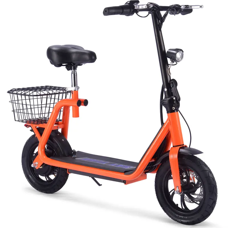 Mototec Metro 36V 500W Lithium Electric Scooter Orange 1
