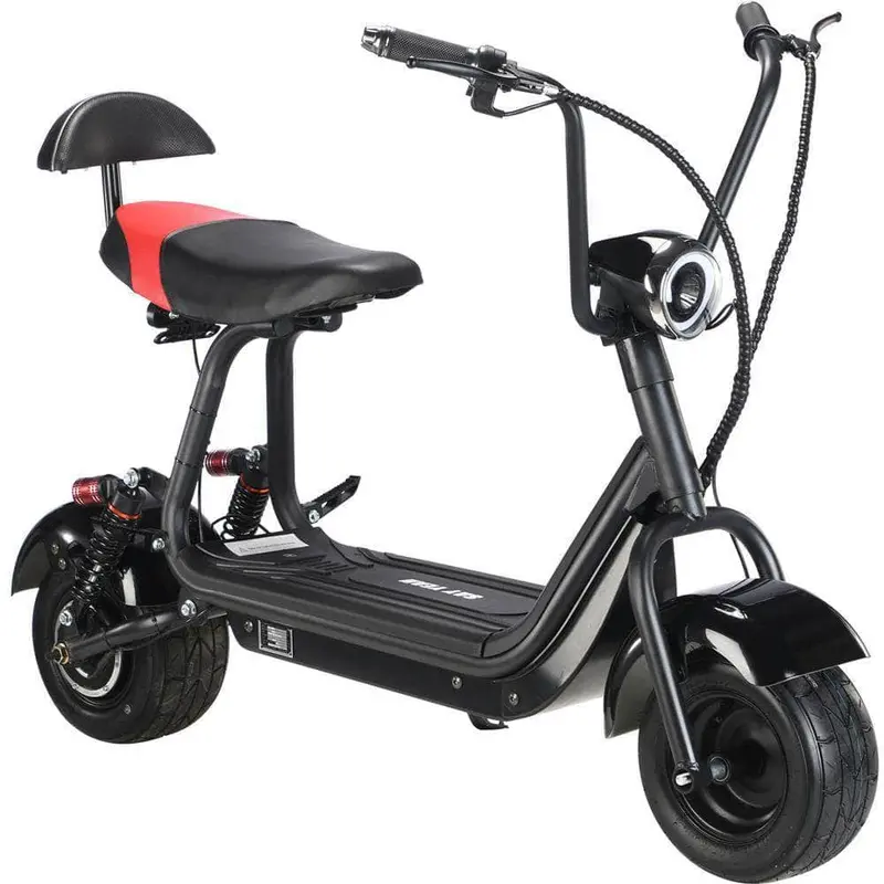 Mototec Mini Fat Tire 48V 500W Electric Scooter - 10.4Ah, 2-Seater, Headlight 1