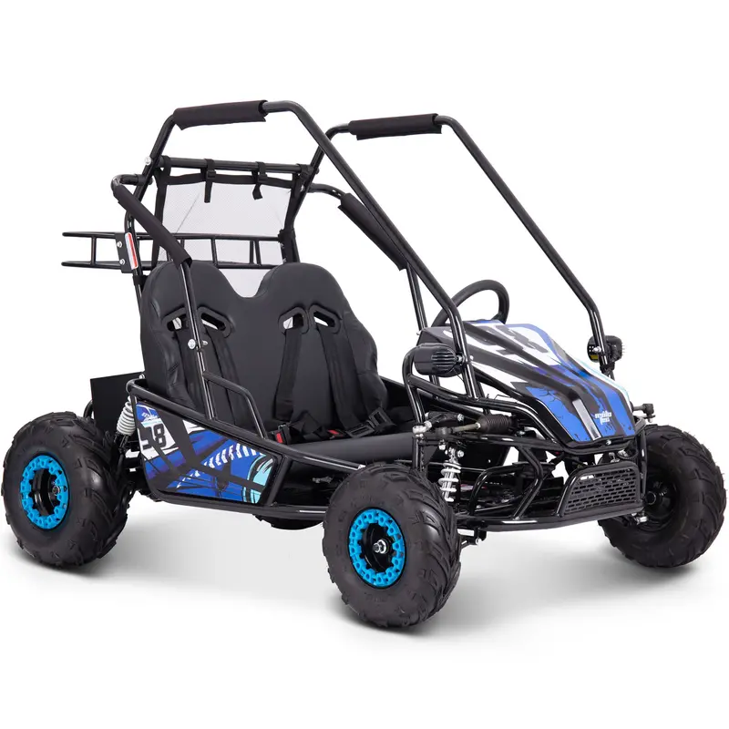 Mototec Mud Monster Xl 60V 2000W Electric Go Kart Full Suspension Blue 1