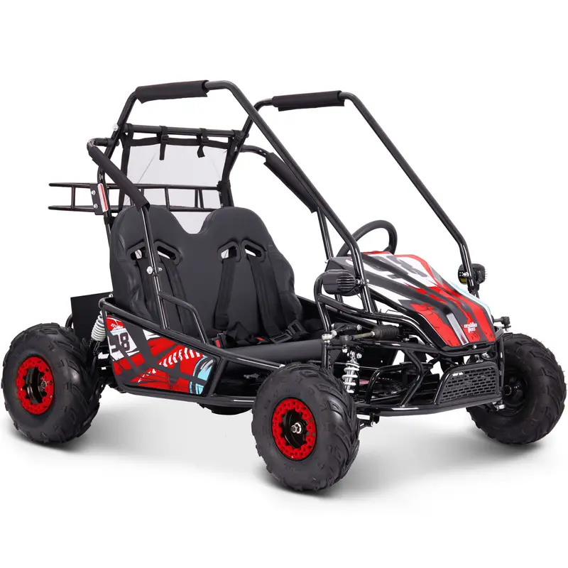 Mototec Mud Monster Xl 60V 2000W Electric Go Kart Full Suspension Red 1