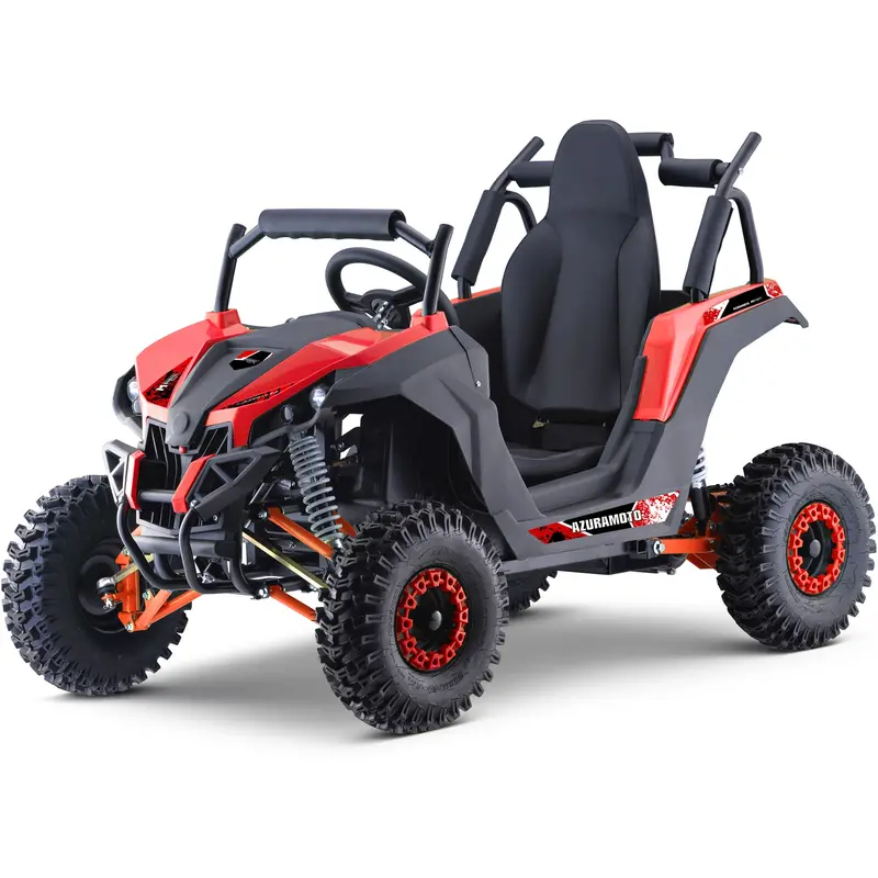 Mototec Raider Kids Utv 48V 1200W Full Suspension Red 1