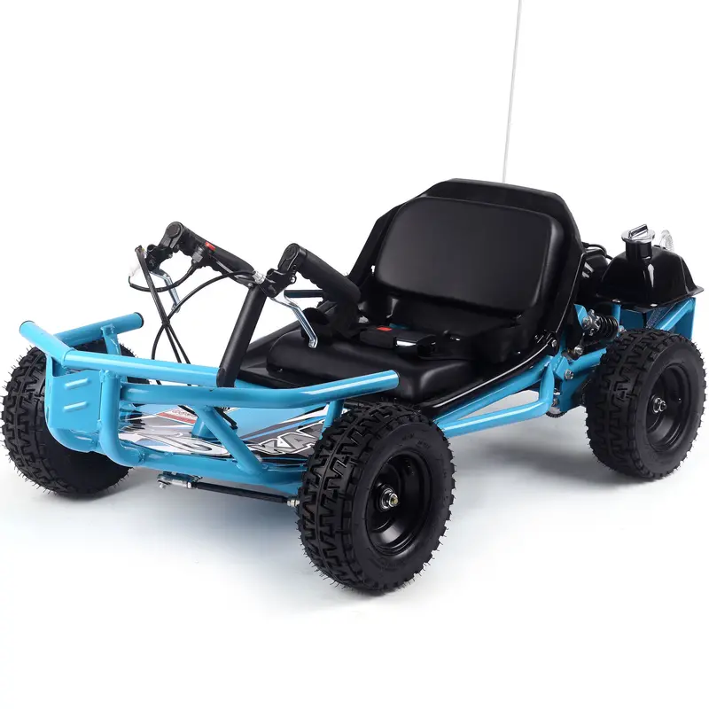 Mototec Sandman Kids Gas Powered 52Cc Go Kart Blue 1