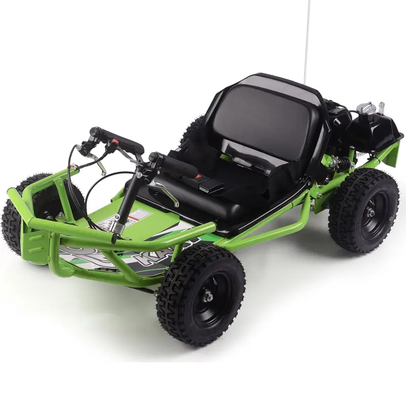 Mototec Sandman Kids Gas Powered 52Cc Go Kart Green 1