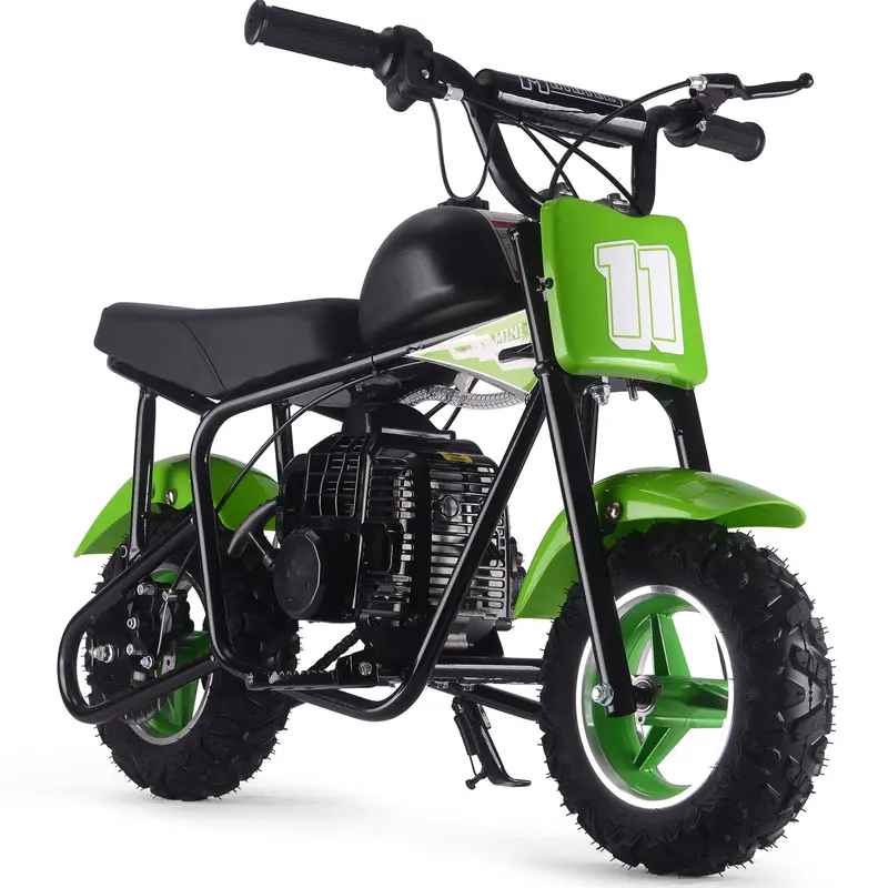 Mototec Urchin 49Cc 2-Stroke Kids Gas Mini Bike Green 1