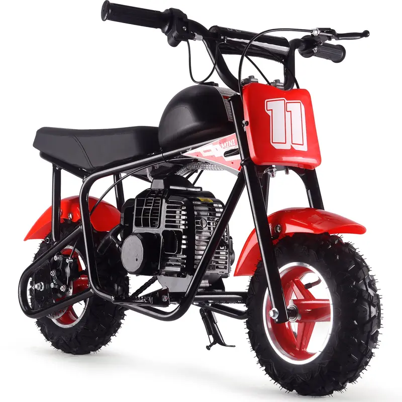 Mototec Urchin 49Cc 2-Stroke Kids Gas Mini Bike Red 1