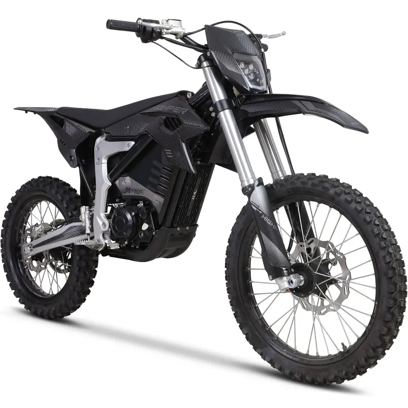 Mototec Venom 72V 12000W 50Ah Electric Dirt Bike White 1