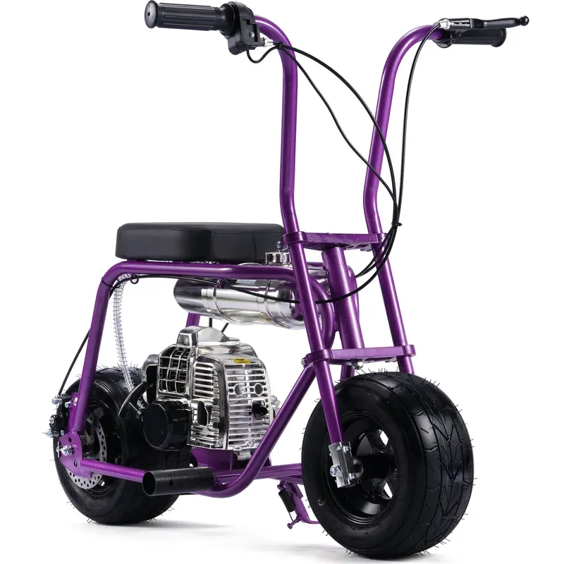 Mototec Wild Rover 49Cc 2-Stroke Kids Gas Mini Bike Purple 1