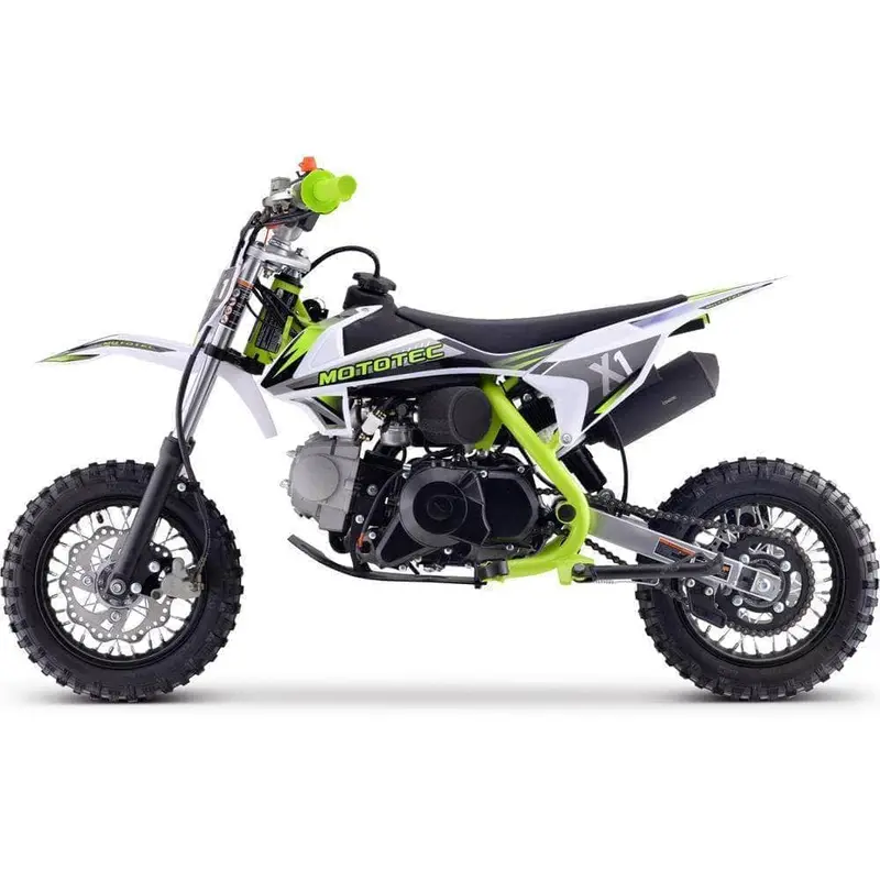 Mototec X1 110Cc 4-Stroke Gas Dirt Bike Green 1