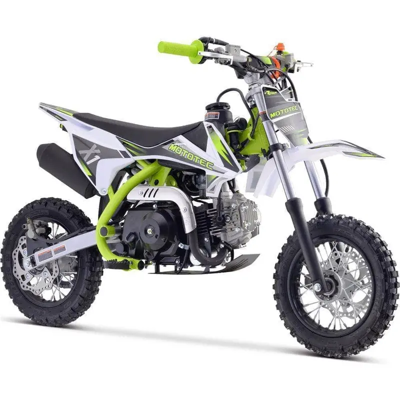 Mototec X1 110Cc 4-Stroke Gas Dirt Bike Green 2