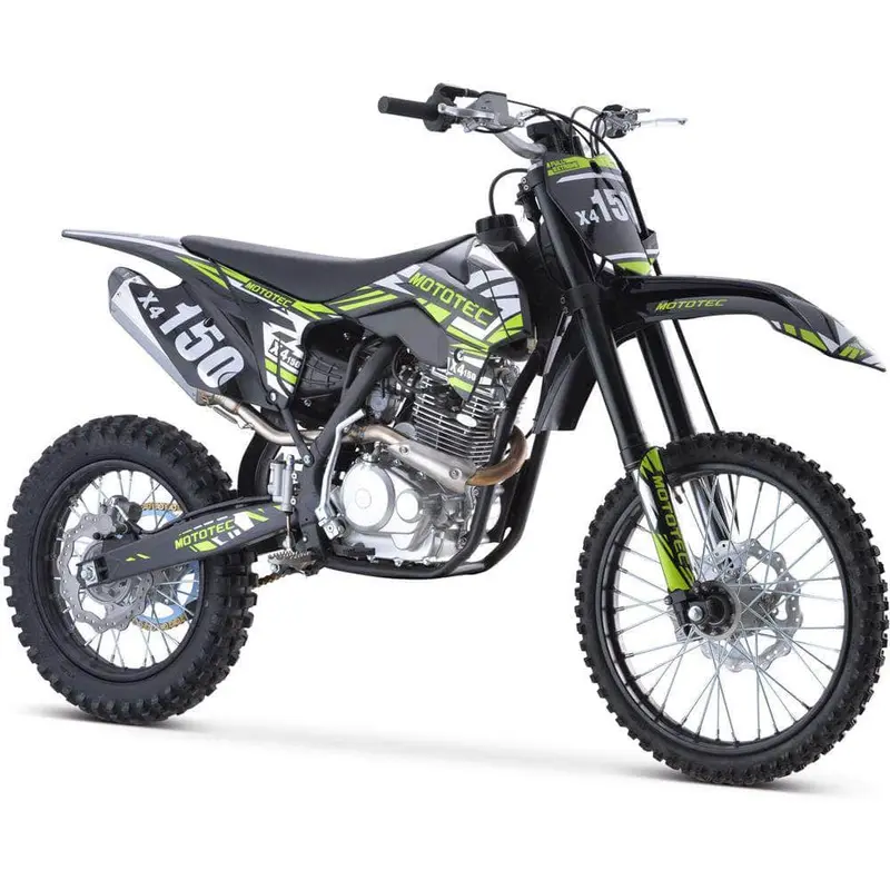 Mototec X4 150Cc 4-Stroke Dirt Bike Black 1