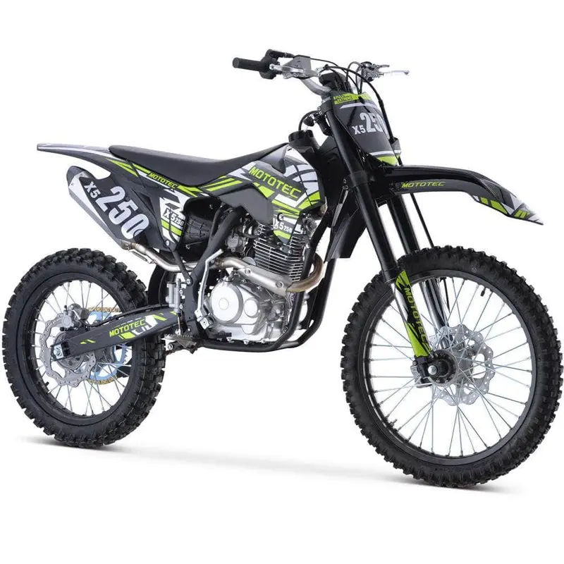 Mototec X5 250Cc 4-Stroke Gas Dirt Bike Black 1