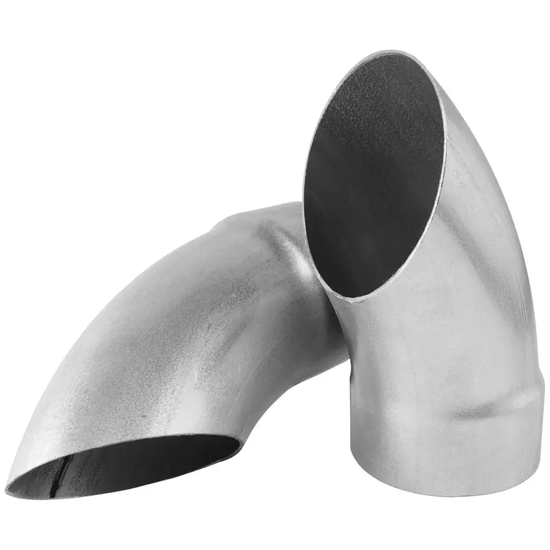 Muffler Turndown - 3.50 In. Fits 3.50 In. Outlet Scavenger Mufflers - Pair 1