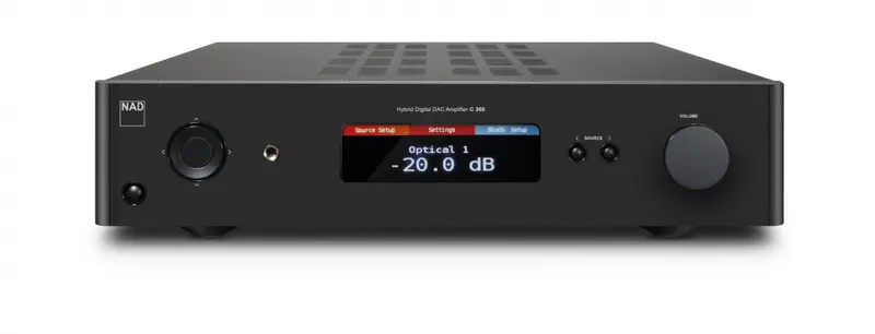Nad C 368 Bluos-2I Stereo Integrated Amplifier With Built-In Bluos™ Streaming, Apple Airplay® 2, And Bluetooth® 1
