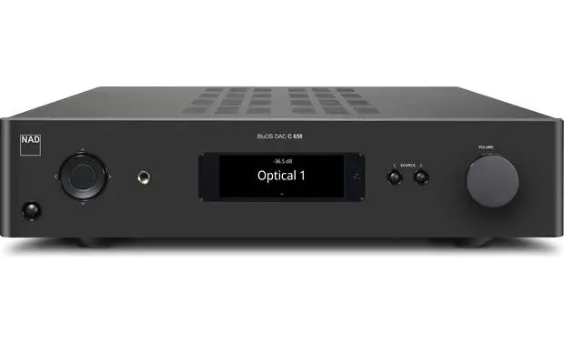 Nad C 658 Pre-Amplifier With Dac / Phono And Bluesound Streamer 1