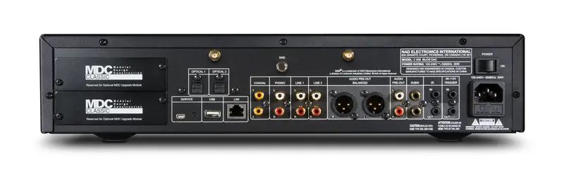 Nad C 658 Pre-Amplifier With Dac / Phono And Bluesound Streamer 2