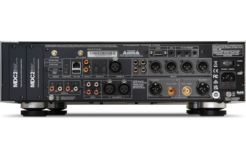 Nad M66 Bluos Streaming Dac-Preamplifier 2