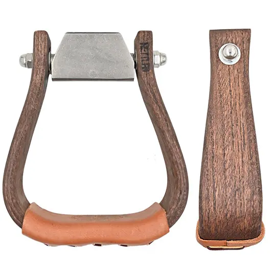 Nettles Country 2" "The Chisholm" All Purpose Stirrups Stain Finish With Leveler 1