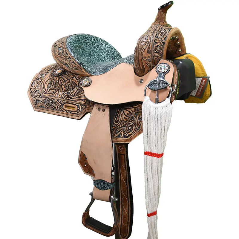 New! 10" Skylar Barrel Racing Youth Saddle 1