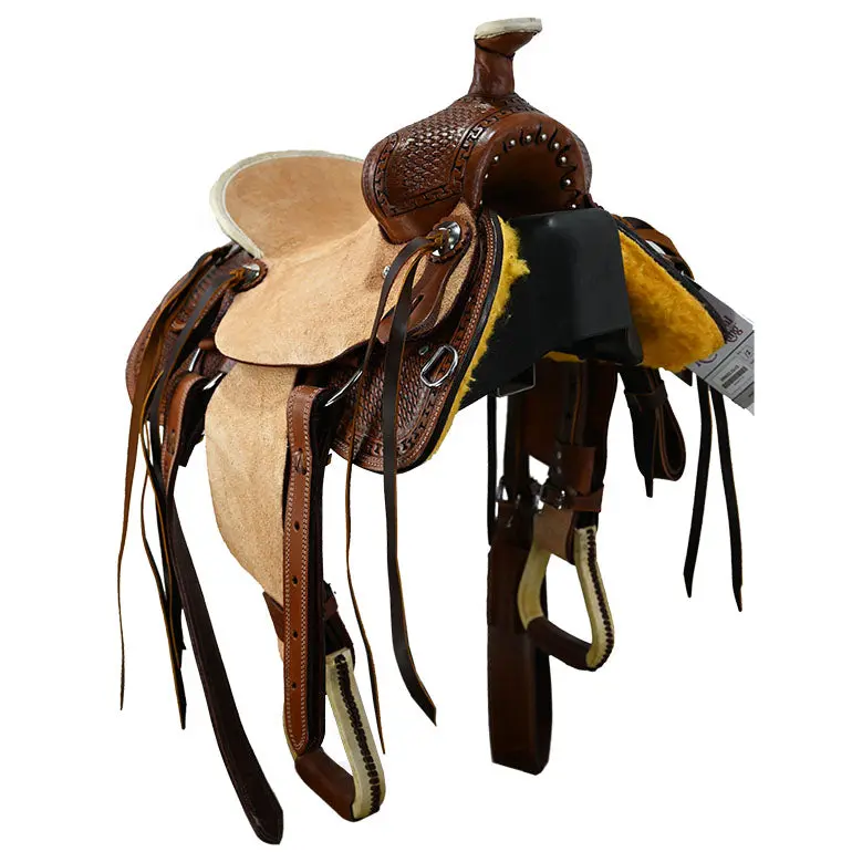 New! 12" Lincoln Youth Roping Saddle 1