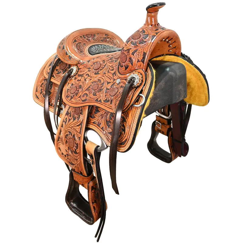 New! 12" Royal King Prescott Youth All Around Saddle 1