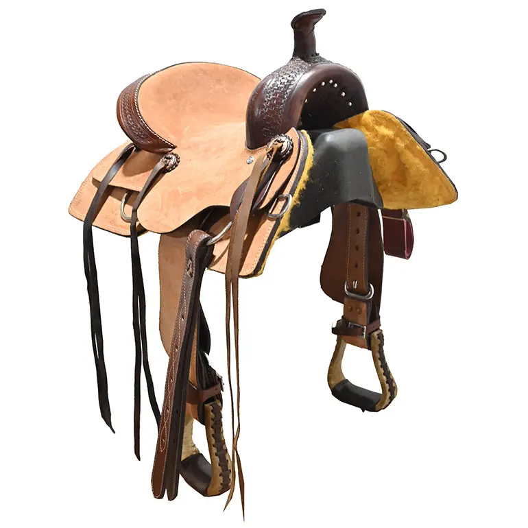 New! 12" Sparks All Around Youth Saddle 1