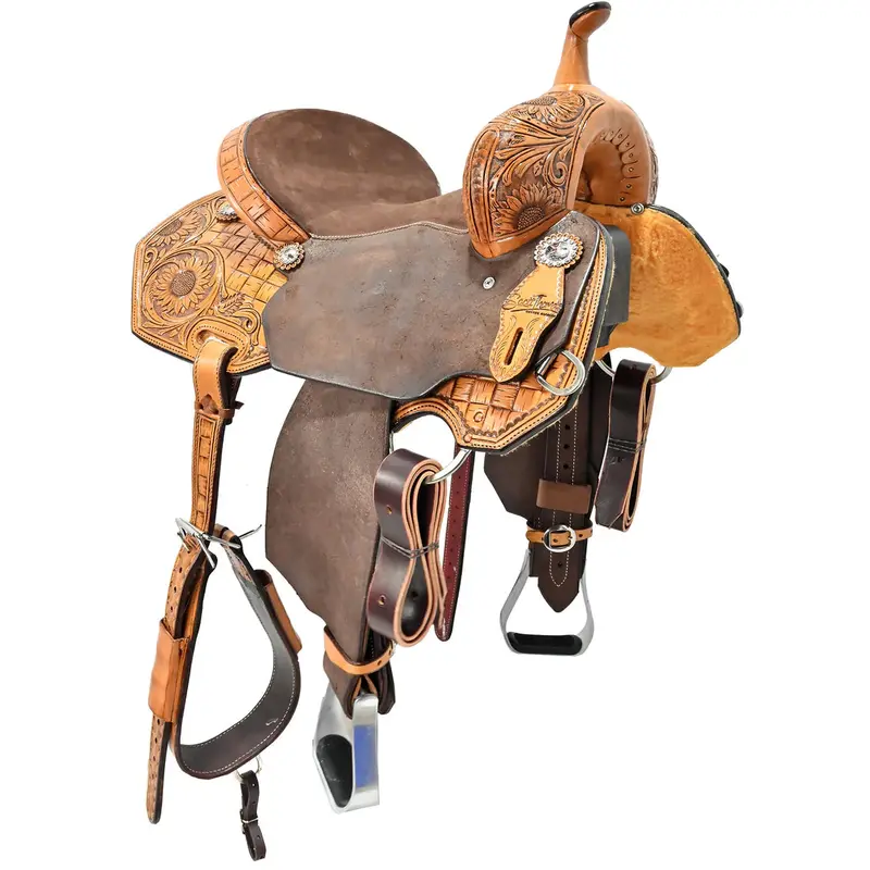 New! 13.5" Scott Thomas Barrel Racing Saddle 1