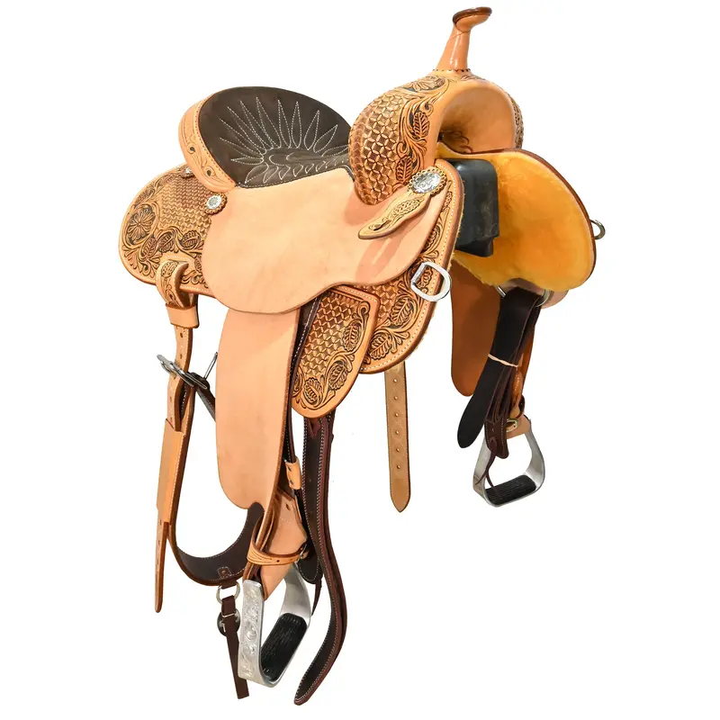 New! 14.5" Martin Fearless Barrel Racing Saddle 1
