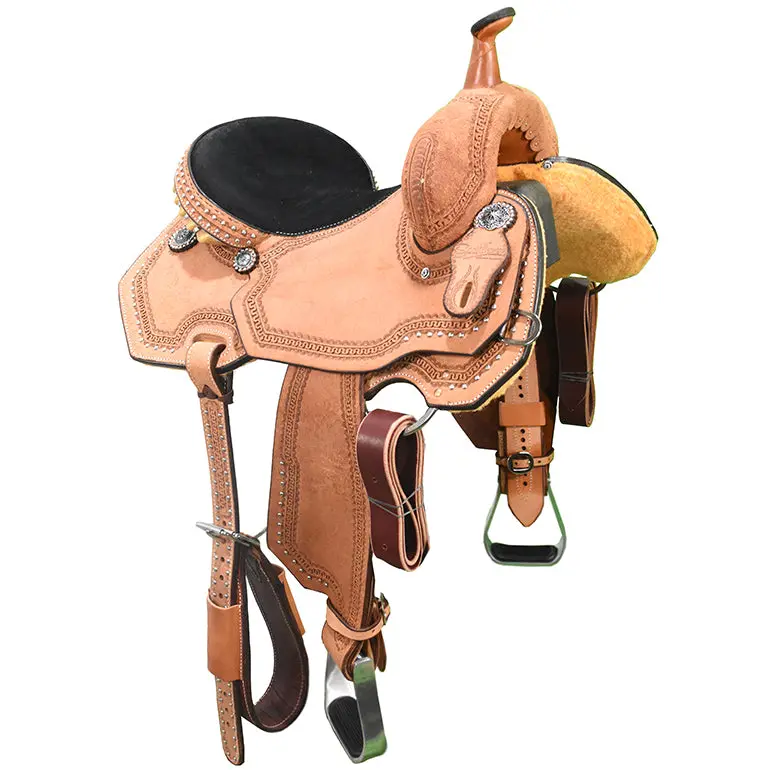 New! 14.5" Scott Thomas Custom Barrel Racing Saddle 1