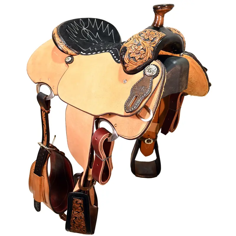 New! 14.5" Scott Thomas Team Roping Saddle 1