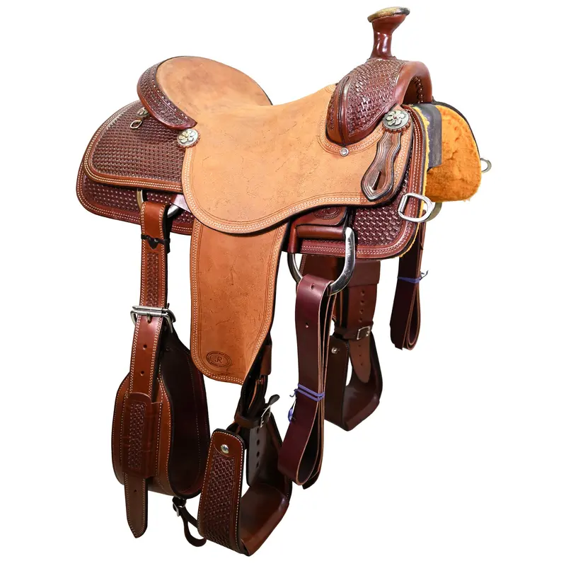 New! 15.25" Billy Cook Jody Ramer Roping Saddle 1