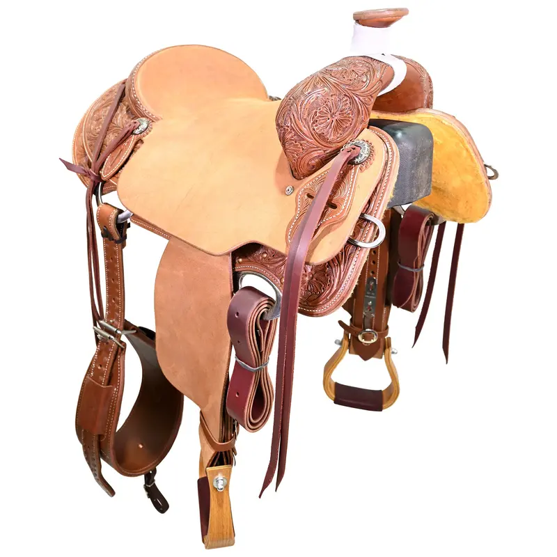 New! 15.5" Cactus Ranch Saddle 1