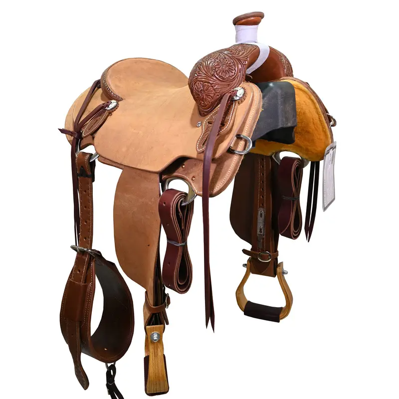 New! 15.5" Cactus Ranch Saddle 1