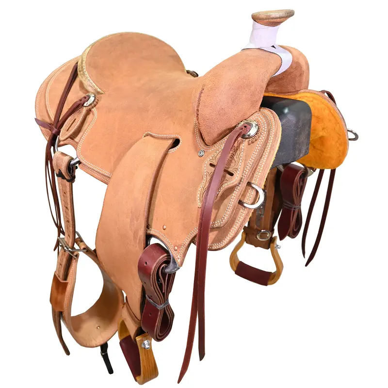 New! 15.5" Cactus Ranch Saddle 1