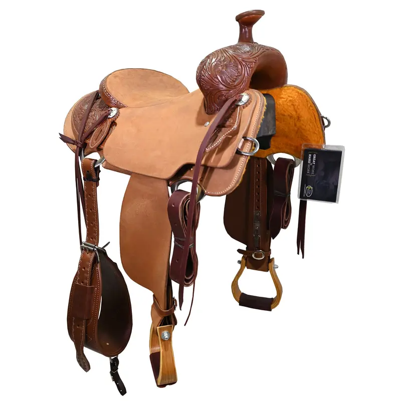 New! 15.5" Cactus Will James Ranch Saddle 1
