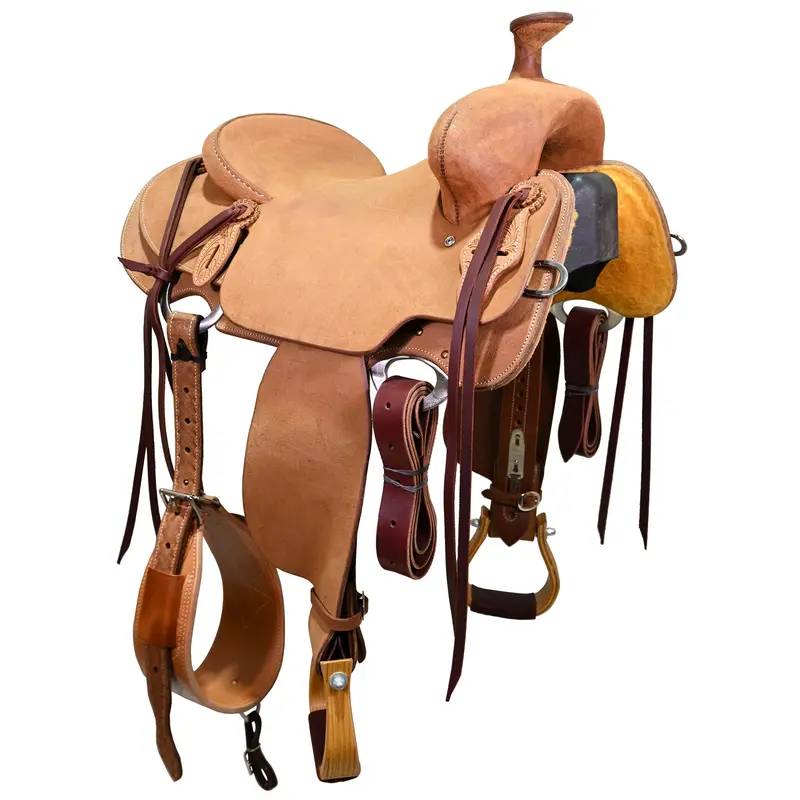 New! 15.5" Cactus Will James Ranch Saddle 1